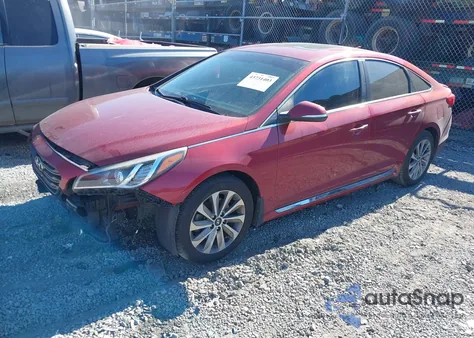 2016 Hyundai Sonata Sport из США, поврежденный, VIN 5NPE34AF9GH416357